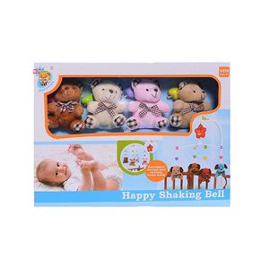 آویز تخت کودک مدل happy shaking bell new