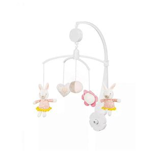 آویز تخت کودک کیکابو مدل kb010336 طرح rabbits in love