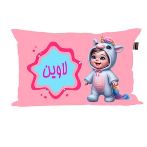 بالش نوزاد ناریکو مدل دخترانه طرح اسم لاوین کد 06214
