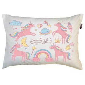 بالش کودک مدبرتر مدل دخترانه طرح اسم نازنین کد 4