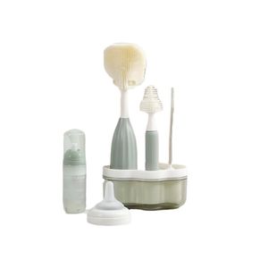 برس شیشه شوی مدل فشاری طرح استند دار مجموعه 5 عددی