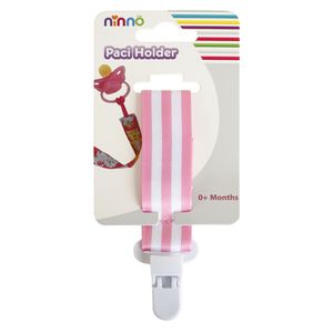 بند پستانک نیننو مدل pink stripes
