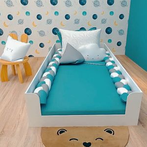 تخت خواب کودک یک نفره مدل k20 سایز 70×130 سانتی متر