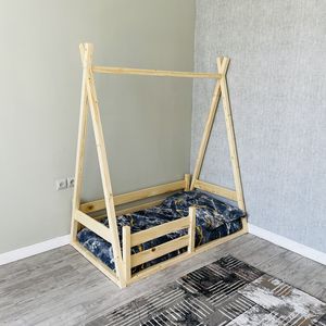 تختخواب کودک روستیک دکور مدل sd100 سایز 140x80 سانتی متر