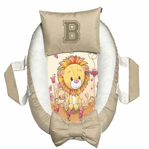 تشک غلت گیر نوزاد پادآفرین مدل شیر طرح حرف b