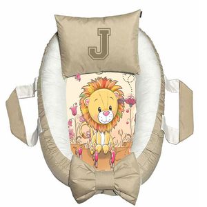 تشک غلت گیر نوزاد پادآفرین مدل شیر طرح حرف j