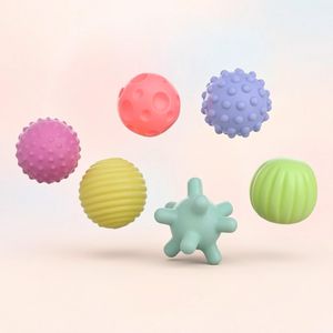 جغجغه مدل توپ فضایی سوتک دار طرح soft balls مجموعه 6 عددی