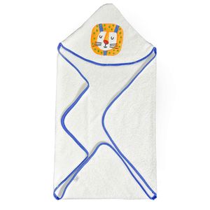 حوله دورپیچ کودک و نوزاد کاماما طرح شیر ماجراجو سایز 75*75 سانتی متر
