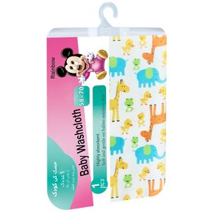 خشک کن کودک رینبو مدل giraffewashcloth