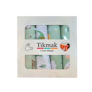 خشک‌کن نوزاد تیک مک مدل جعبه gr سایز 65x72 سانتی‌متر مجموعه 4 عددی