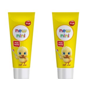 خمیر دندان نیو نی نی مدل ژله ای حجم 75 گرم بسته 2 عددی