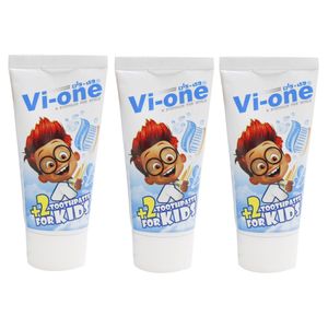 خمیر دندان کودک وی وان مدل chewing gum حجم 60 میلی لیتر مجموعه 3 عددی