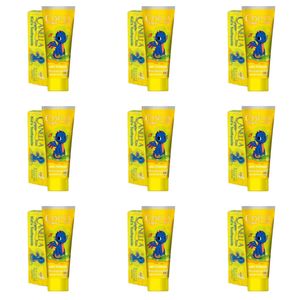 خمیر دندان کودک کنلا مکس مدل banana  حجم 60 میلی لیتر مجموعه 9 عددی