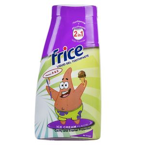خمیردندان ژل مایع کودک فریس مدل 2in1 ice cream مقدار 100 گرم