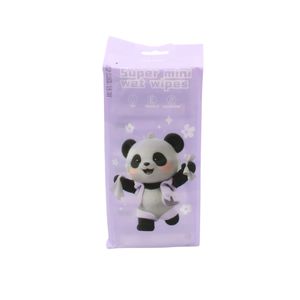 دستمال مرطوب کودک mini wipes مدل پاندا بسته 8 عددی