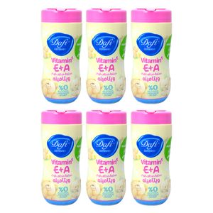 دستمال مرطوب کودک دافی مدل vit2 مجموعه 6 عددی