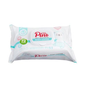 دستمال مرطوب کودک پینو بیبی مدل anti bacterial بسته 72 عددی