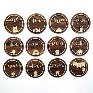 دیسک ماهگرد کودک طرح حیوانات بسته 12 عددی