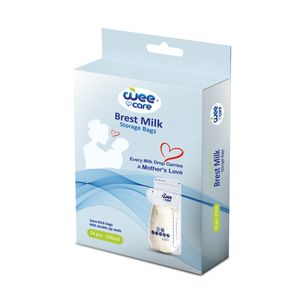 ذخیره کننده شیر وی کر مدل double zip بسته 20 عددی