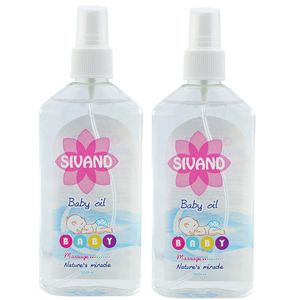 روغن بدن کودک سیوند مدل siv0858 حجم 200 میلی لیتر مجموعه 2 عددی