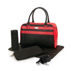 ساک لوازم کودک هاوک مدل jay bag black red