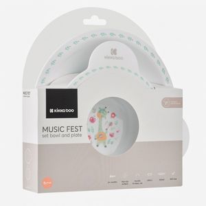 ست ظرف غذاخوری کیکابو مدل music fest
