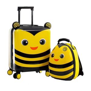 ست چمدان وکوله پشتی  کودک هیس مدل travel tots bumble bee