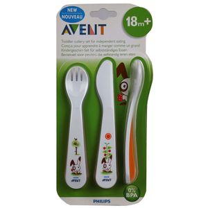 ست کارد و قاشق و چنگال کودک اونت مدل rabbit scf714