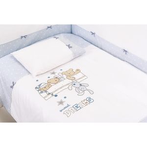 سرویس 8 تکه خواب کودک نیلی مدل sweet dreams