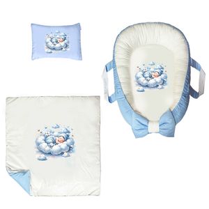 سرویس خواب 3 تکه نوزاد مدل کودک در خواب کد dkbb23 set