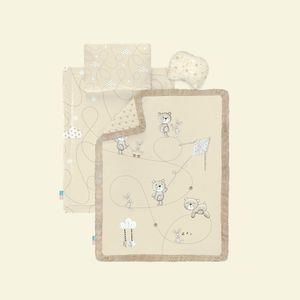 سرویس خواب 4 تکه کودک رزبورن مدل  bear & kite