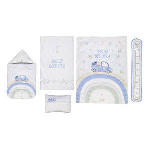 سرویس خواب 5 تکه کودک طرح گل مدل special delivery