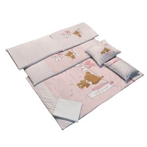 سرویس روتختی 7 تکه کودک مامزکیوتی مدل خرس بندرخت sk38