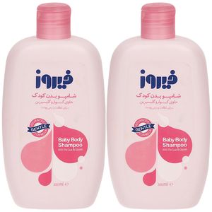 شامپو بدن بچه فیروز مدل a10 حجم 300 میلی لیتر مجموعه 2 عددی