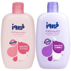شامپو بدن بچه فیروز مدل a19 حجم 300 میلی لیتر مجموعه 2 عددی