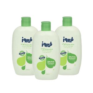 شامپو بدن بچه فیروز مدل aloe vera حجم 450 میلی لیتر مجموعه 3 عددی
