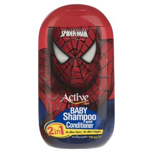 شامپو بچه اکتیو مدل spider man مقدار 280 گرم