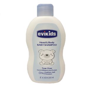 شامپو سر وبدن کودک اویدرم مدل evikids حجم 200 میلی لیتر