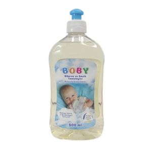 شوینده شیشه شیر کودک بابی مدل un2008429 حجم 500 میلی لیتر