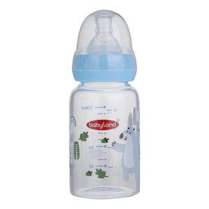 شیشه شیر بیبی لند مدل کلاسیک فندقی پیرکس کد 05422 گنجایش 120 میلی لیتر