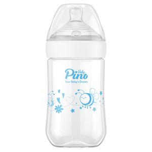 شیشه شیر پینو بیبی مدل natural sence کد s6  18 گنجایش 260 میلی لیتر