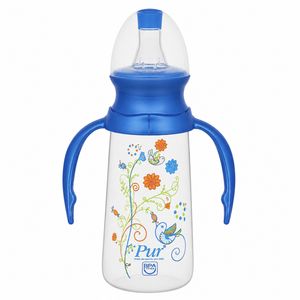 شیشه شیر پیور مدل classic طرح دسته دار ظرفیت 250 میلی لیتر