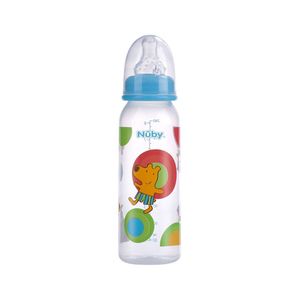 شیشه شیر کودک نوبی طرح سگ مدل id1160.3 گنجایش 240 میلی لیتر