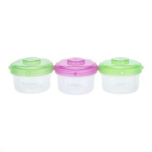 ظرف نگهدارنده غذا کودک یومامی مدل مینی بایت بسته 3 عددی