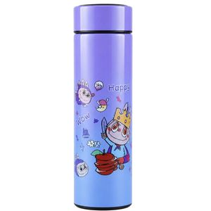فلاسک کودک مدل درجه دار طرح لبوبو کد 097 گنجایش 0.5 لیتر