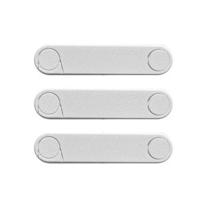 قفل درب کابینت سفید مدل minimal بسته 3 عددی