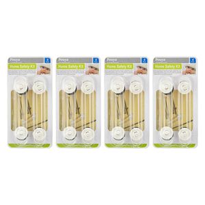 قفل درب کابینت مدل home safety kit چهار بسته 4 عددی