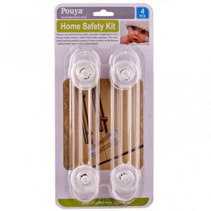 قفل کابینت پویا مدل safety kit بسته 4 عددی