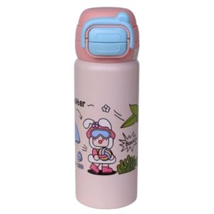 قمقمه و فلاسک کودک مدل two way bottle thrmo safe طرح اسکی گنجایش 0.5 لیتر