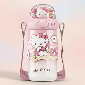 قمقمه کودک مدل hello kitty گنجایش 0.58 لیتر